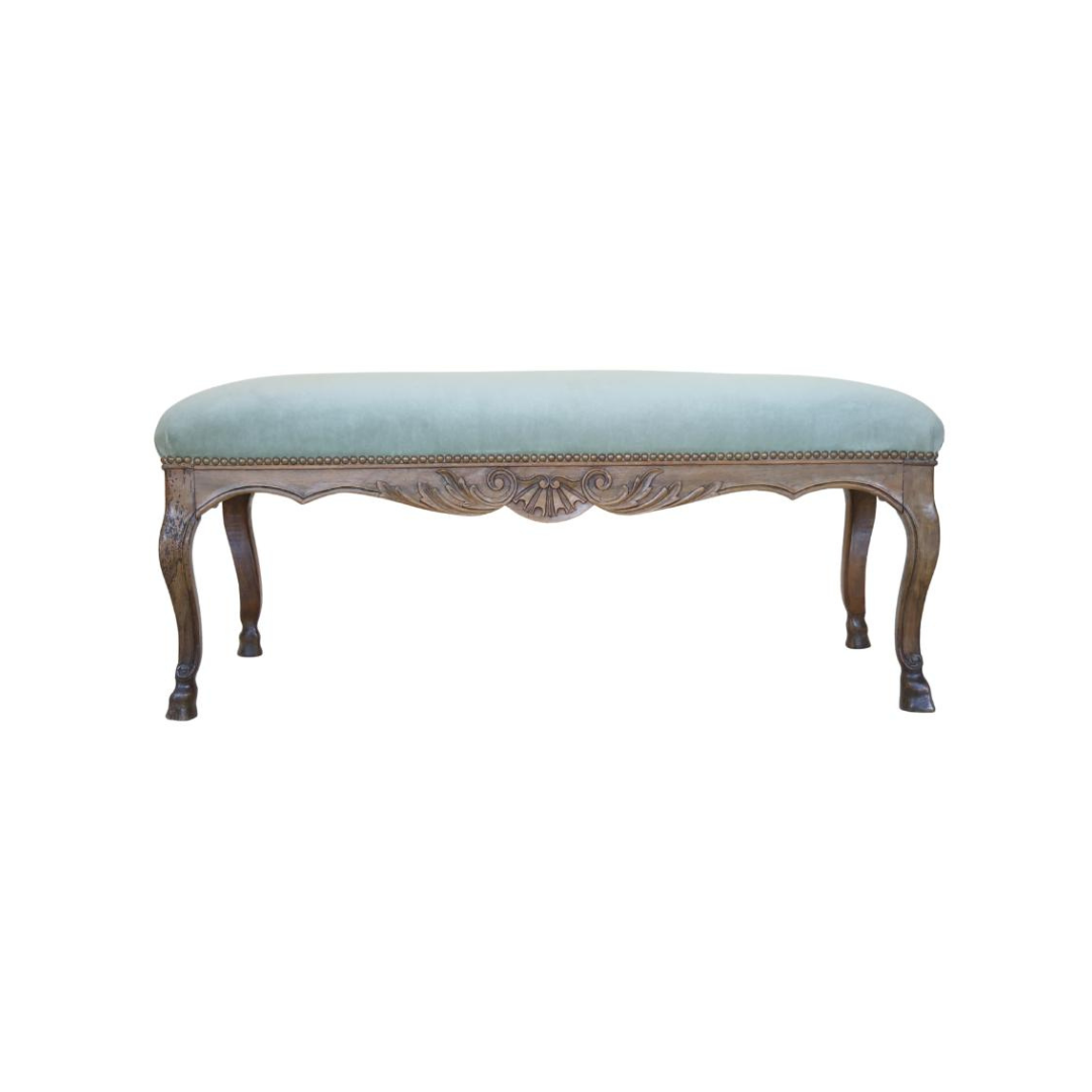 1900 French Wooden Bench - Thumbnail 2