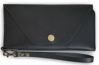 Continental Clutch Leather Wallet (Black) by Rustico
