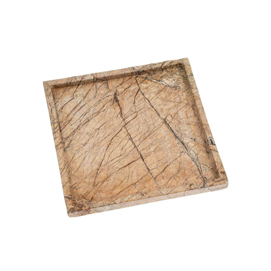 Square Rainforest Marble Tray