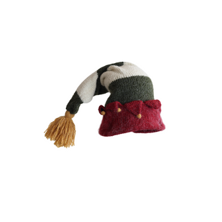 Hand Crochet Red Elf Hat
