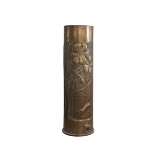 Antique Brass Flower Artillery Shell (XL)
