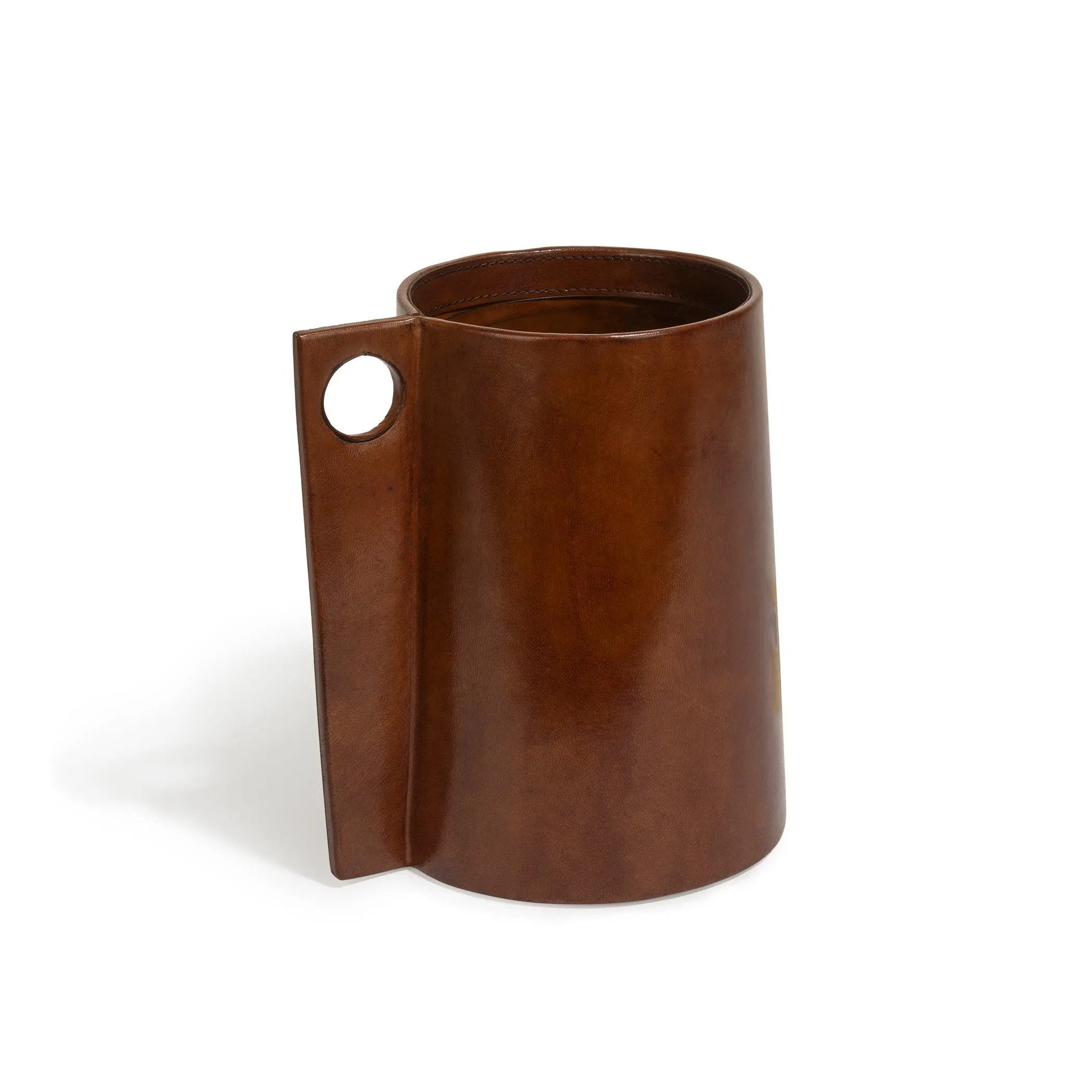 Milan Leather Vase-Large