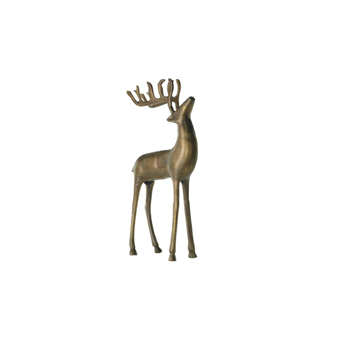 Christopher Collection Aluminum Reindeer - Thumbnail 5