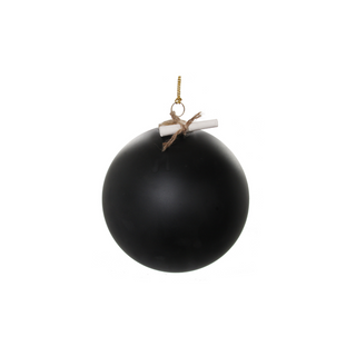Black Chalk Ball Ornament
