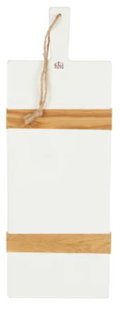 Small White Rectangle Mod Charcuterie Board
