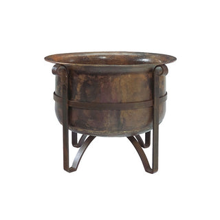 JAT 30"Rustic Acadia Copper Fire Pit, 30"Dx23"H (105lbs)
