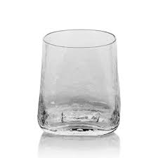 Kallos Hammered Rock Glass
