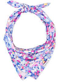 Violet Petals Bandana  Medium
