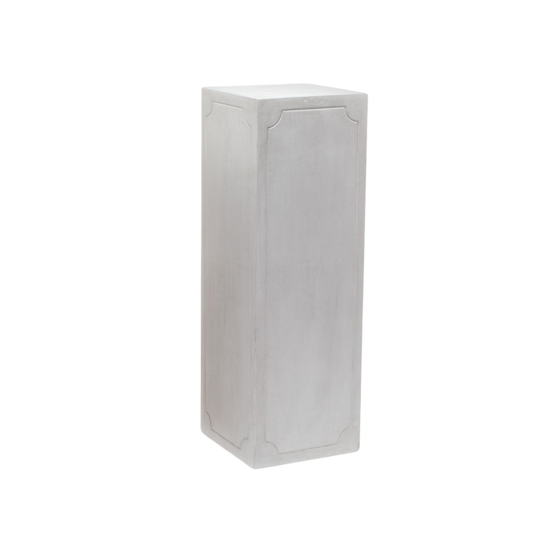 Walter Ivory Concrete Pedestal Table (Large)