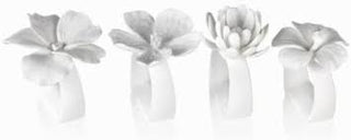 Assorted Bone China Flower Napkin Ring
