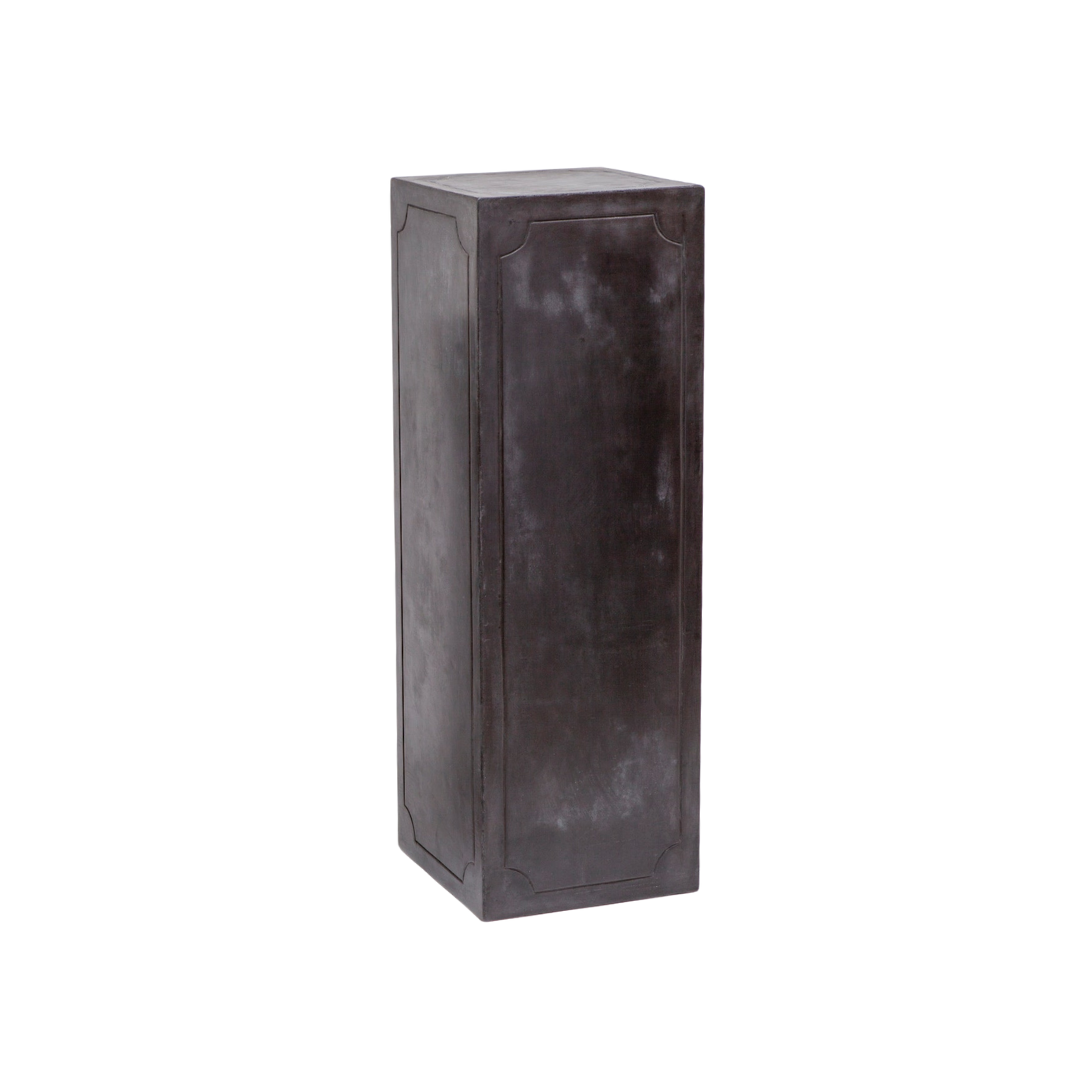 Walter Black Concrete Pedestal Table (Medium)