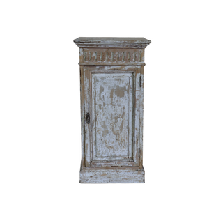 18th Century Wood Patinated Cabinet on Wheels
