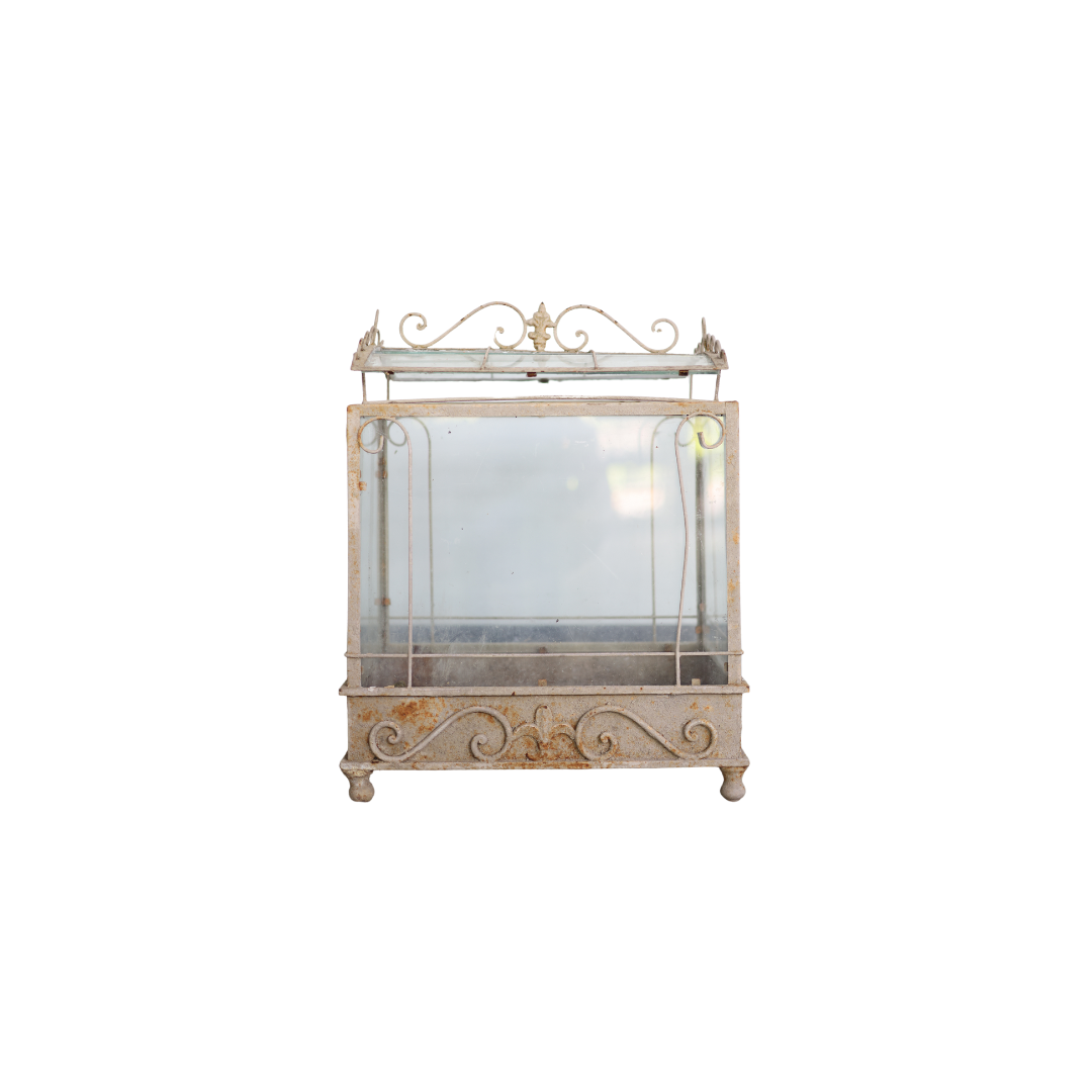 1920s French Glass Terrarium