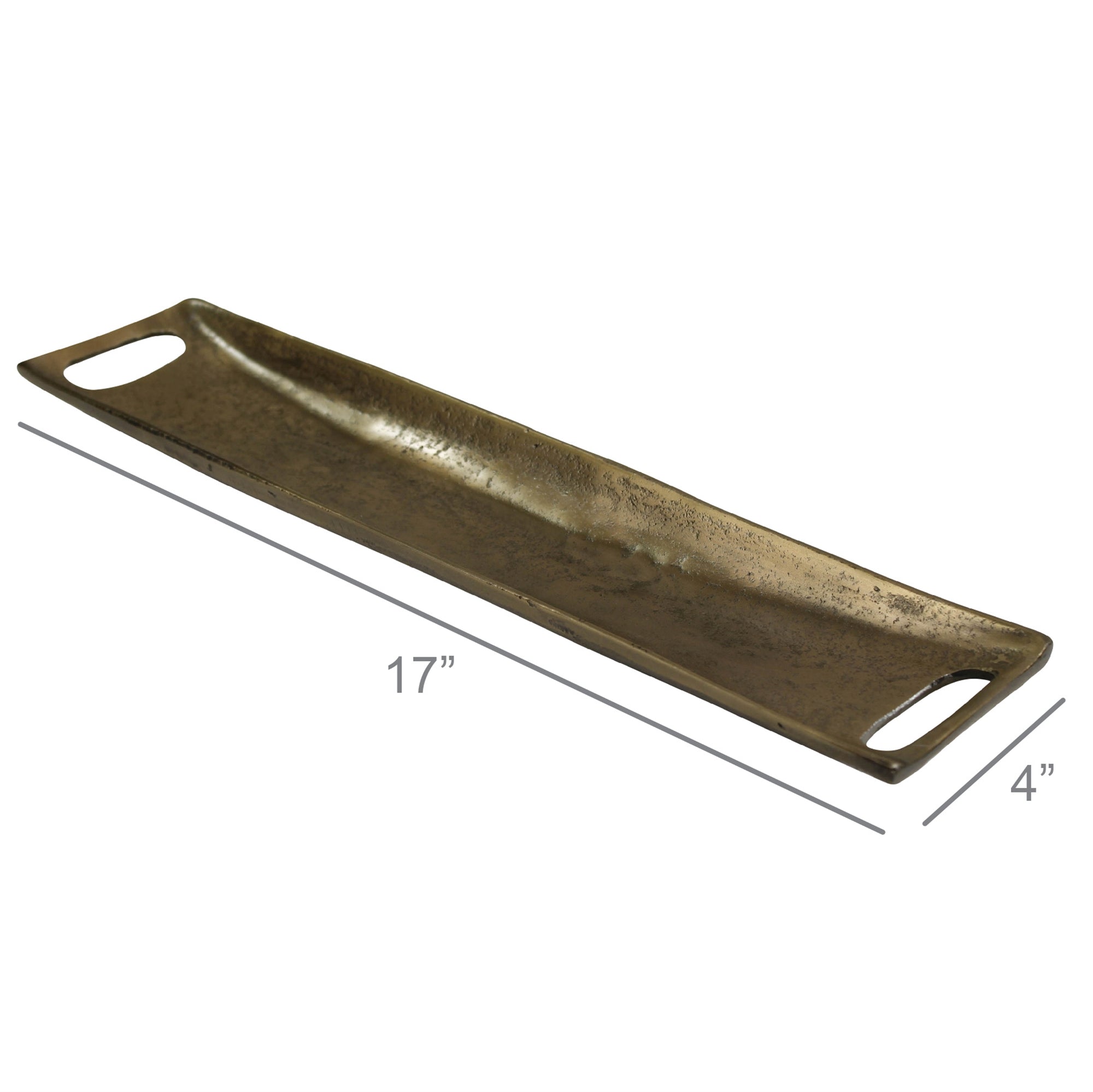 Dash Brass Rectangular Tray (Large)