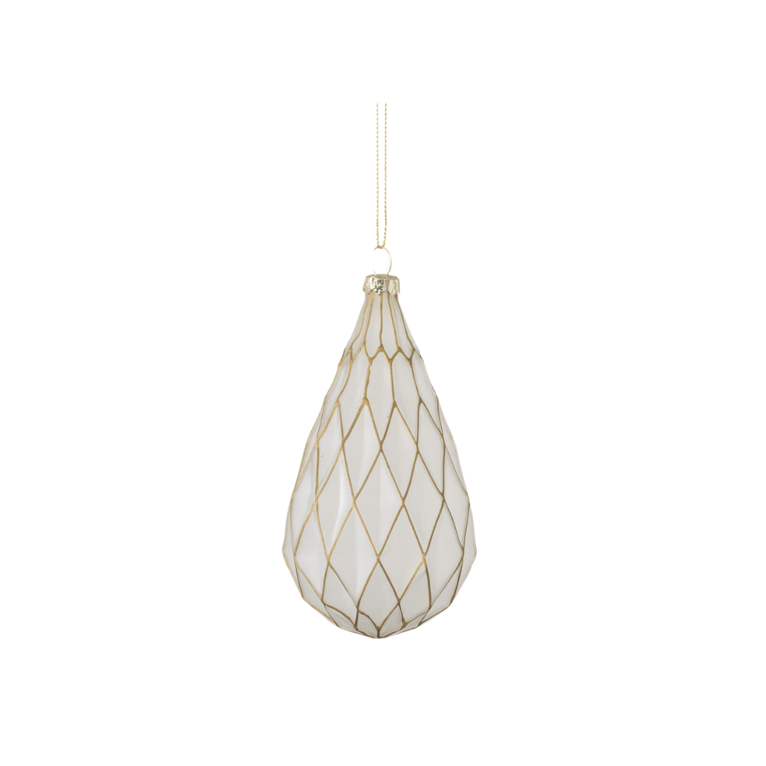 Mosaic Tear Drop Ornament