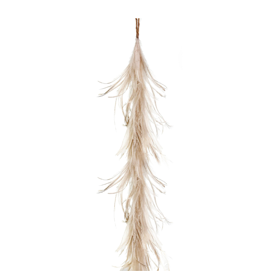 Beige Feather Garland