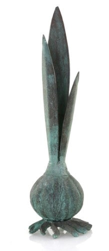 Bulb Stem Verdigris Vase (Small)
