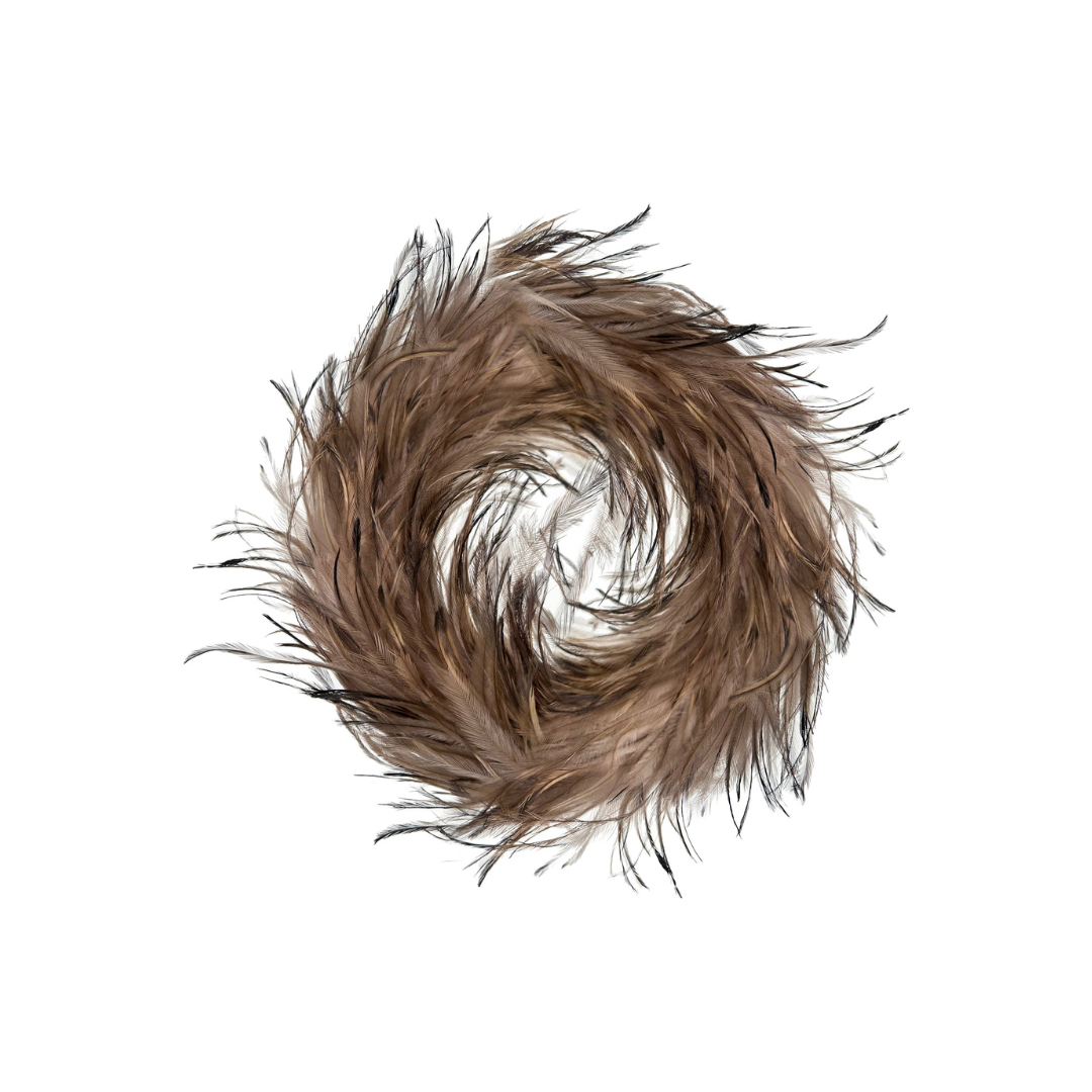 Christopher Collection Feather Wreath - Thumbnail 2