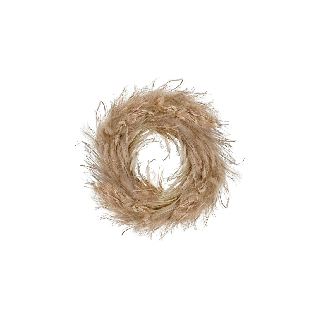 Christopher Collection Feather Wreath - Thumbnail 2