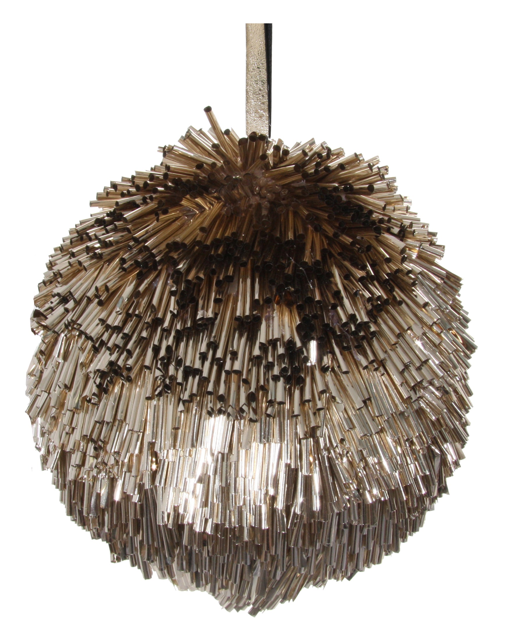 Champagne Tube Ball Ornament (Medium)