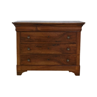 19th Century Louis Philippe Solid Walnut Chest
