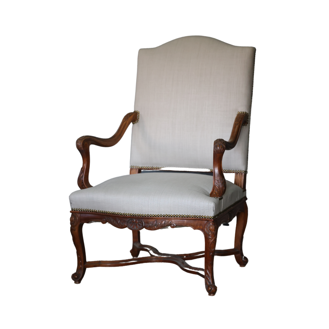 1740 French Walnut Armchair - Thumbnail 2