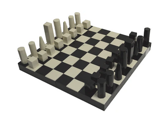 Bone & Horn Chess Set Box

