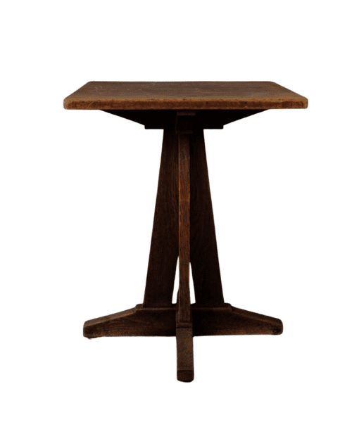ROU Oak Side Table 23" Square x 29.5"H