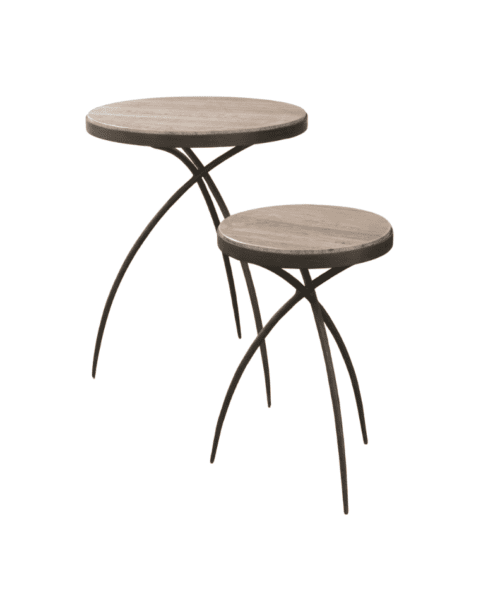 Tripod Table with Grey Marble Top
