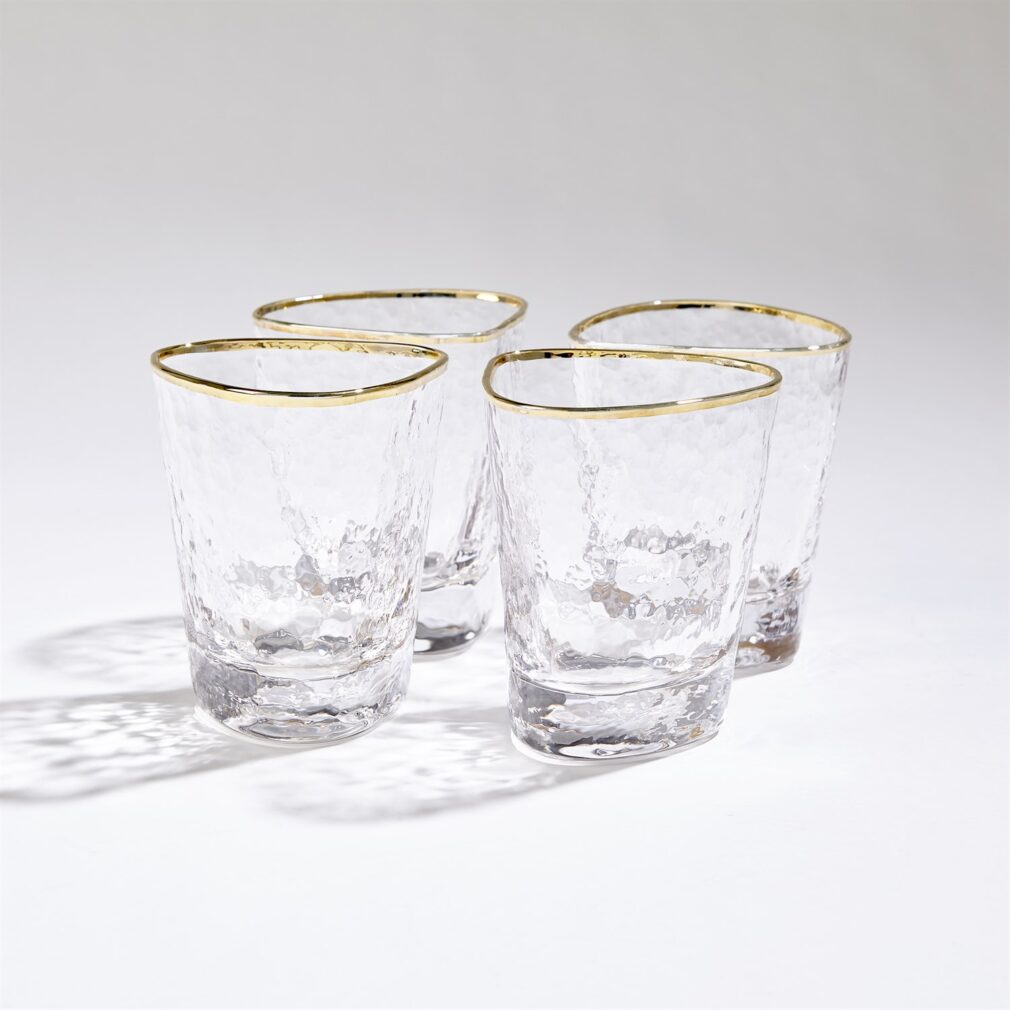 Hammered Water Glasses