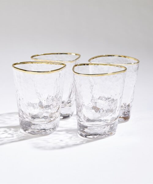 Hammered Water Glasses