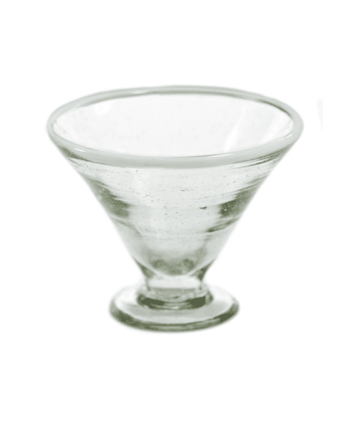 White Rim Margarita Glass